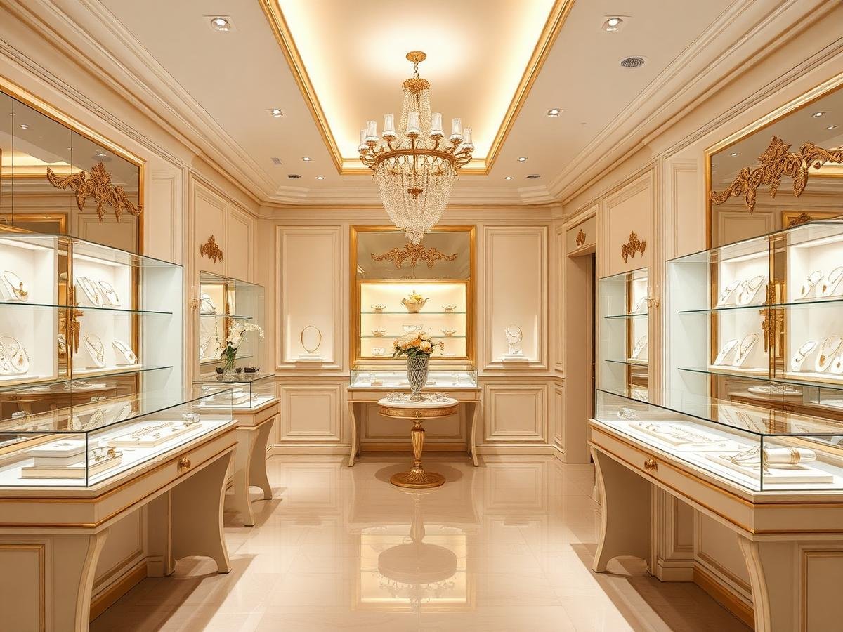 RMD Jewelry showroom interior in North Pole, Alaska